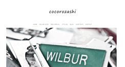 Desktop Screenshot of cocorozashi.jp